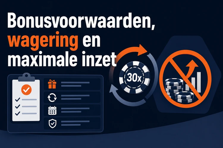 Bonusvoorwaarden, wagering en maximale inzet