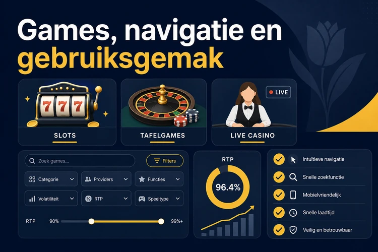 Games, navigatie en gebruiksgemak