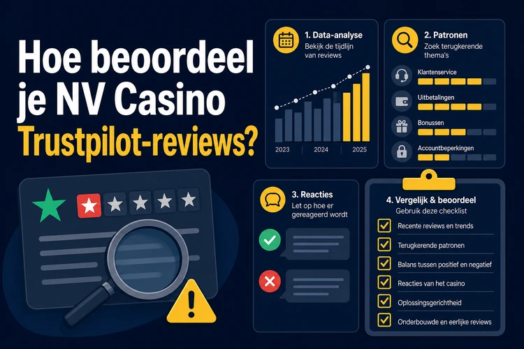 Hoe beoordeel je NV Casino Trustpilot-reviews?